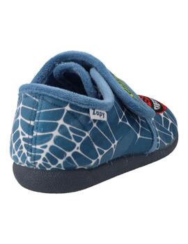 Zapatilla de Casa Cerrada Spider Zapy 501138 Azul