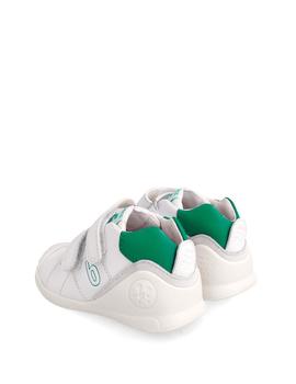 Zapato Deportivo Biomecanics 222125 Blanco y Verde