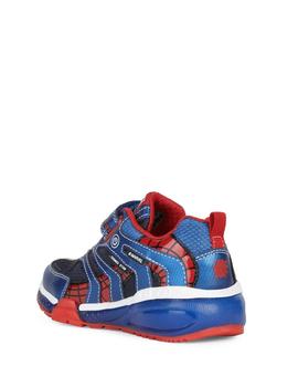 Zapato Deportivo Spider-man Luces Geox J26FEB Azul y Rojo