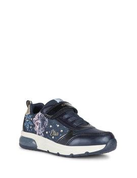 Zapato Deportivo Luces Geox J268VD Navy Frozen