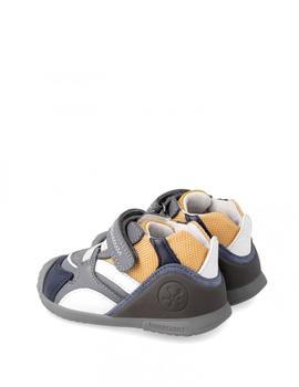 Zapato Deportivo Biomecanics 221132-B Shadow y yema